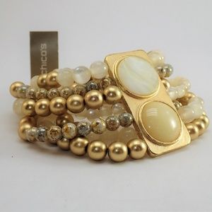 CHICO'S GLASS BEAD BRACELET